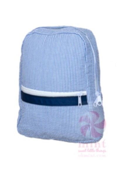 Oh Mint Seersucker Small Backpack