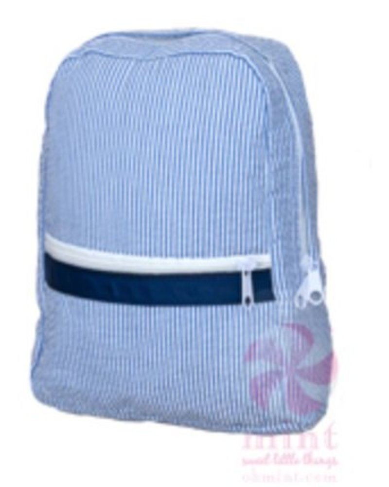 Oh Mint Seersucker Small Backpack