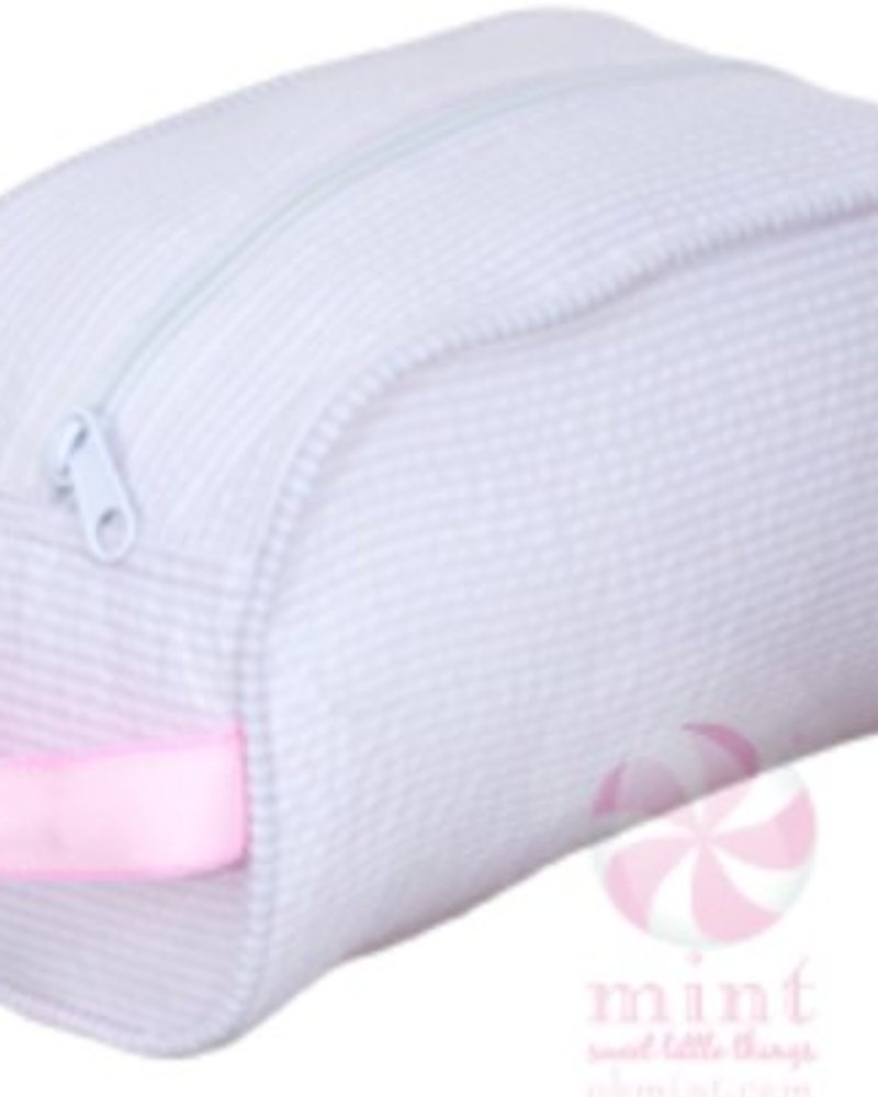 Oh Mint Seersucker DOP Kit