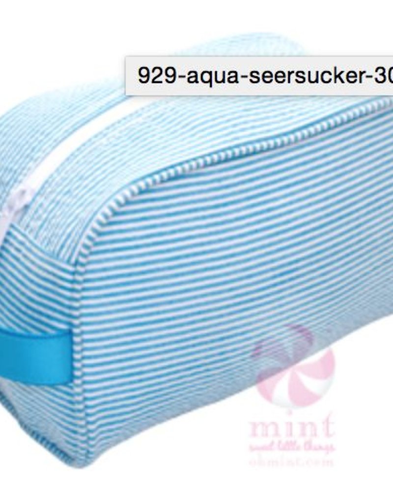 Oh Mint Seersucker DOP Kit