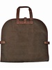 Brown Scotch Grain Garmet Bag