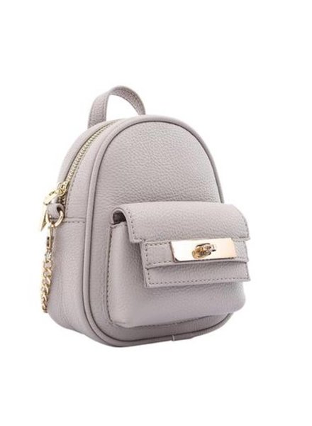 Mikey Grey Mini Backpack