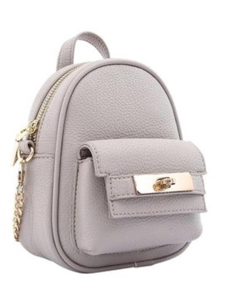 Mikey Grey Mini Backpack