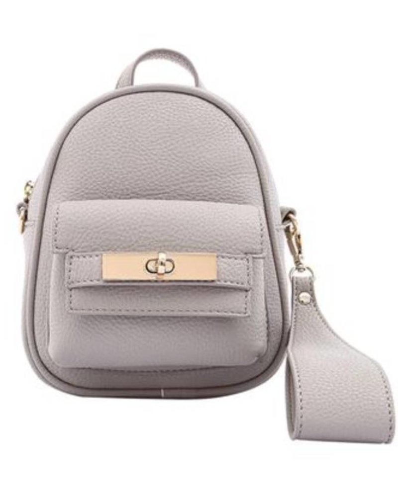 Mikey Grey Mini Backpack