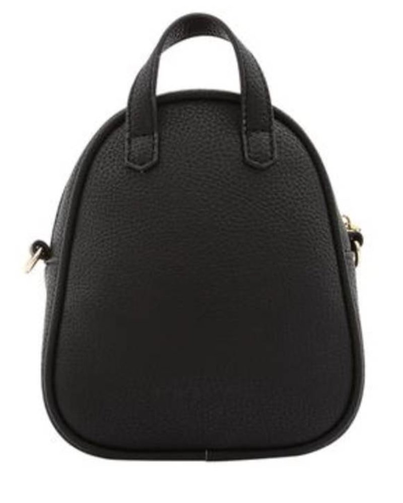 Mikey Black Mini Backpack