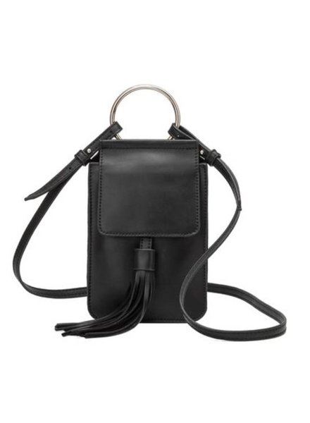Felix Black with Ring Handle Purse