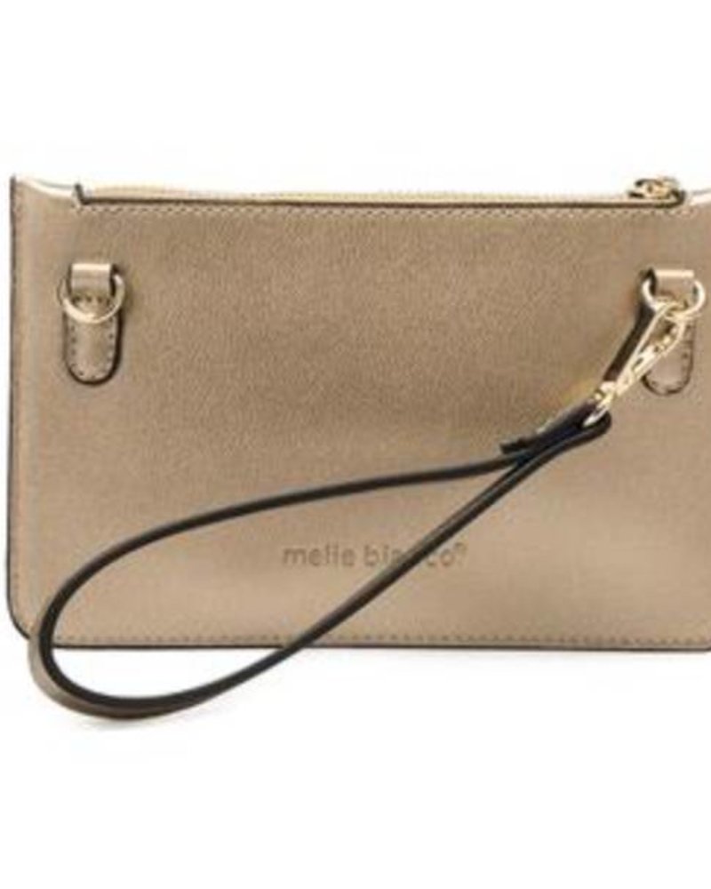 Farah Gold Wristelet with Tassel