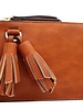 Farah Black Wristlet with Tassel