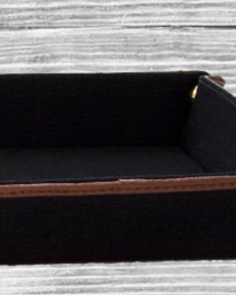Canvas Valet Tray - Brown