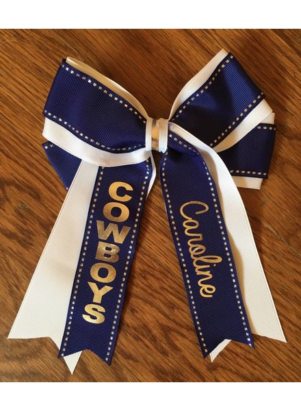 Cheer Atlanta Cowboys Hairbow