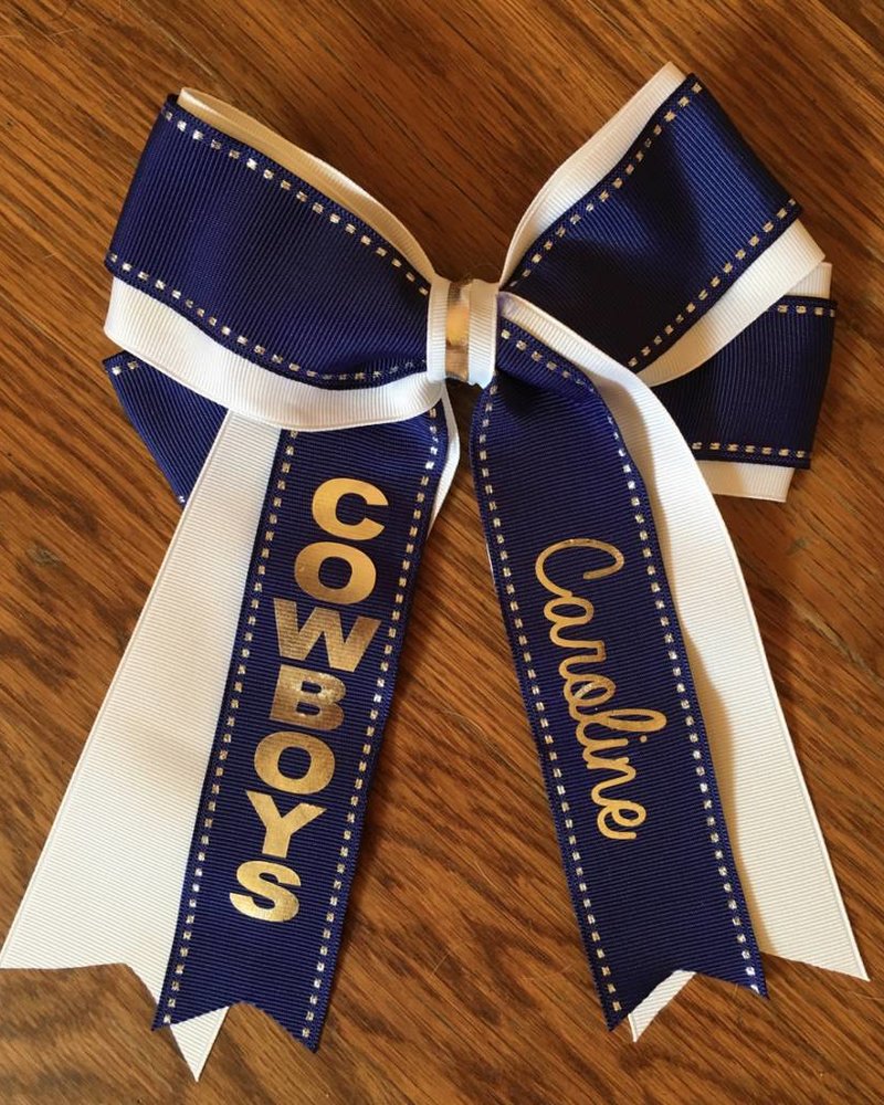 Cheer Atlanta Cowboys Hairbow
