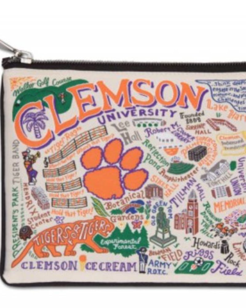 Clemson Woven Pouch