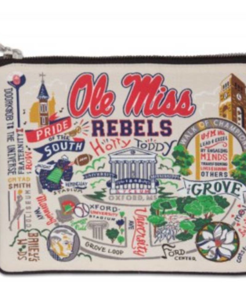 Ole Miss Woven Pouch
