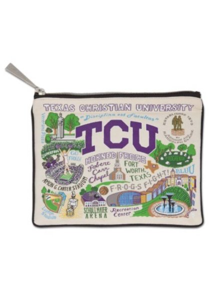 TCU Woven Pouch