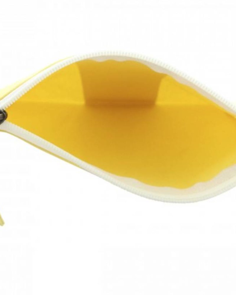 Vertical Colorblock Zip Pouch