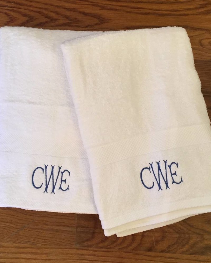 White Bath Towel