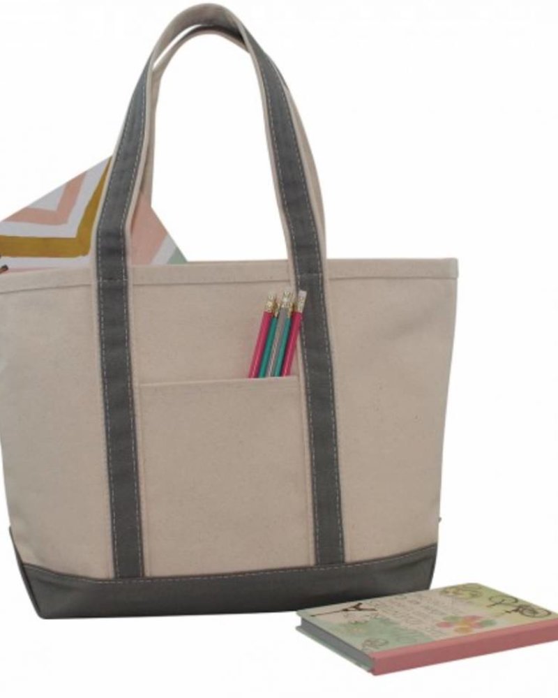 Medium Boat Tote Grey