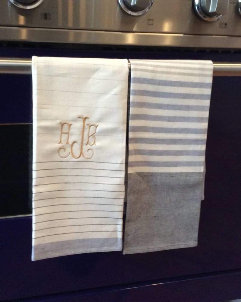 Teraforma Blue Striped Kitchen Towel