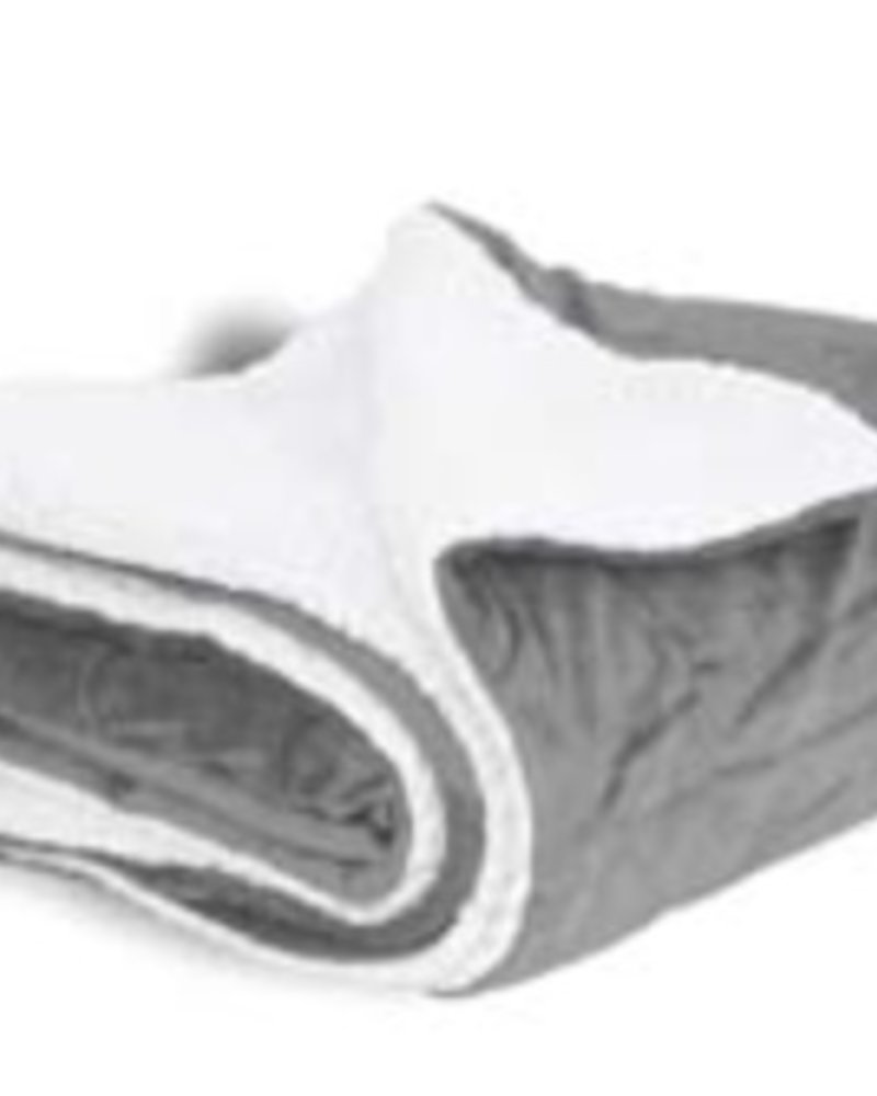 Sherpa Lined Fleece Blanket