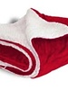 Sherpa Lined Fleece Blanket