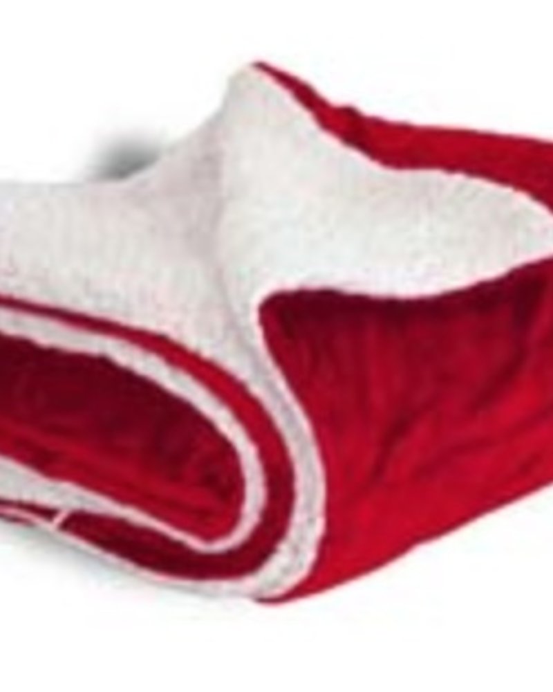 Sherpa Lined Fleece Blanket