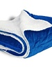 Sherpa Lined Fleece Blanket