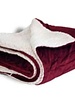 Sherpa Lined Fleece Blanket