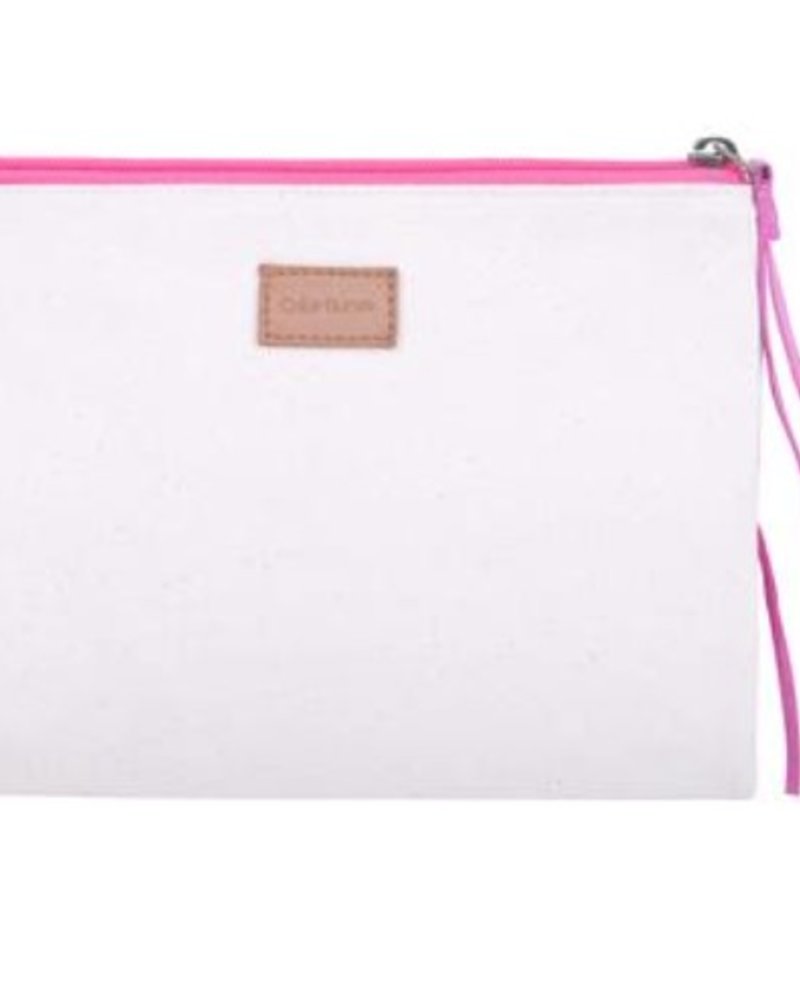 Color Dunes Fringe trimmed Clutch