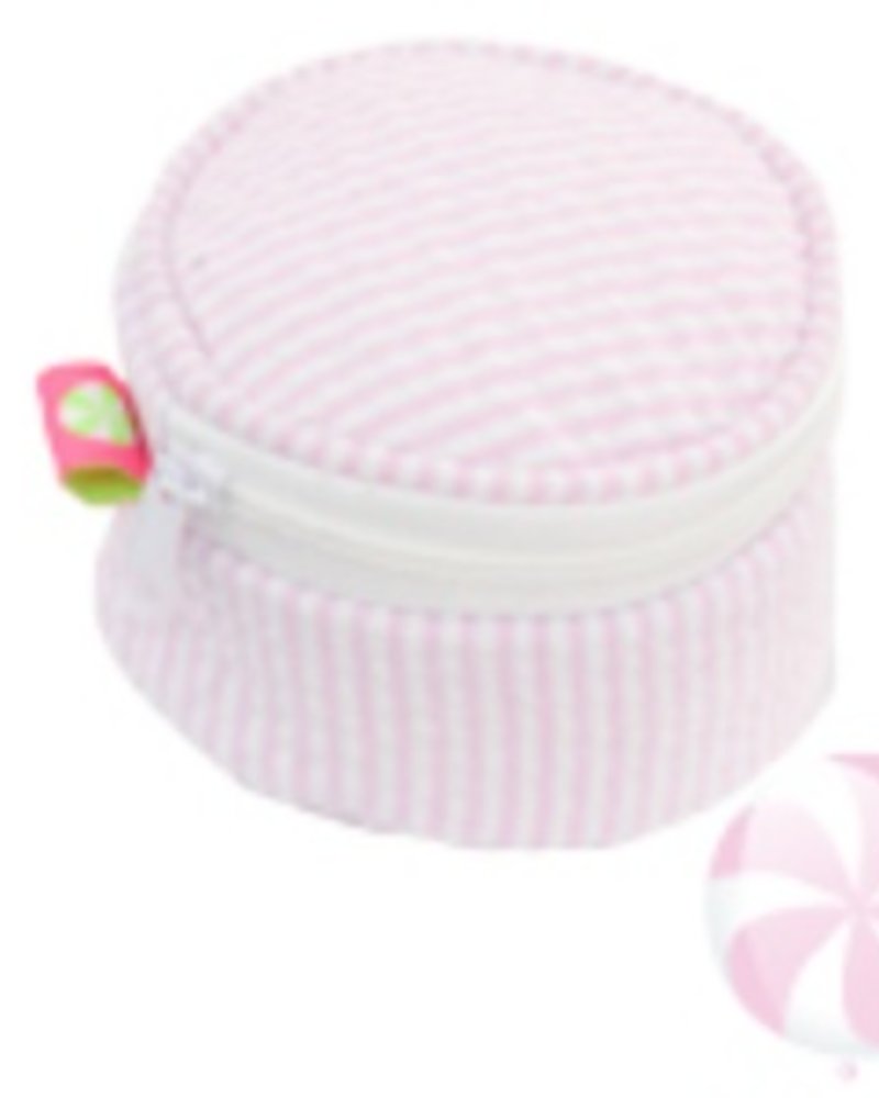 Oh Mint Mini Button Box Seersucker