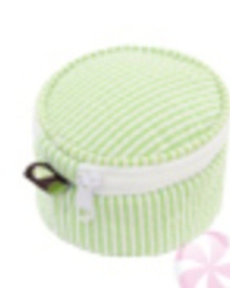 Oh Mint Mini Button Box Seersucker