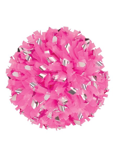 Pink Flash 4" Baton Poms
