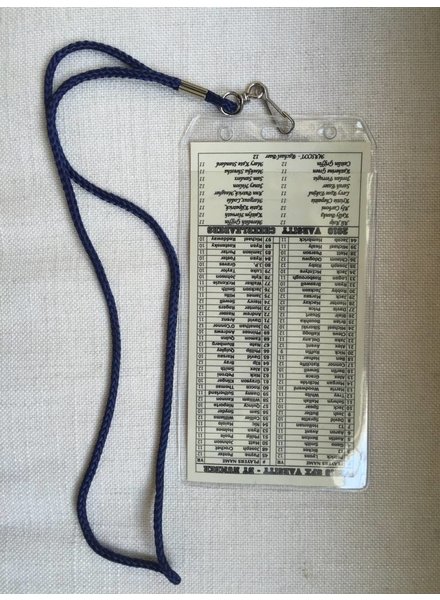 Lanyard With Roster