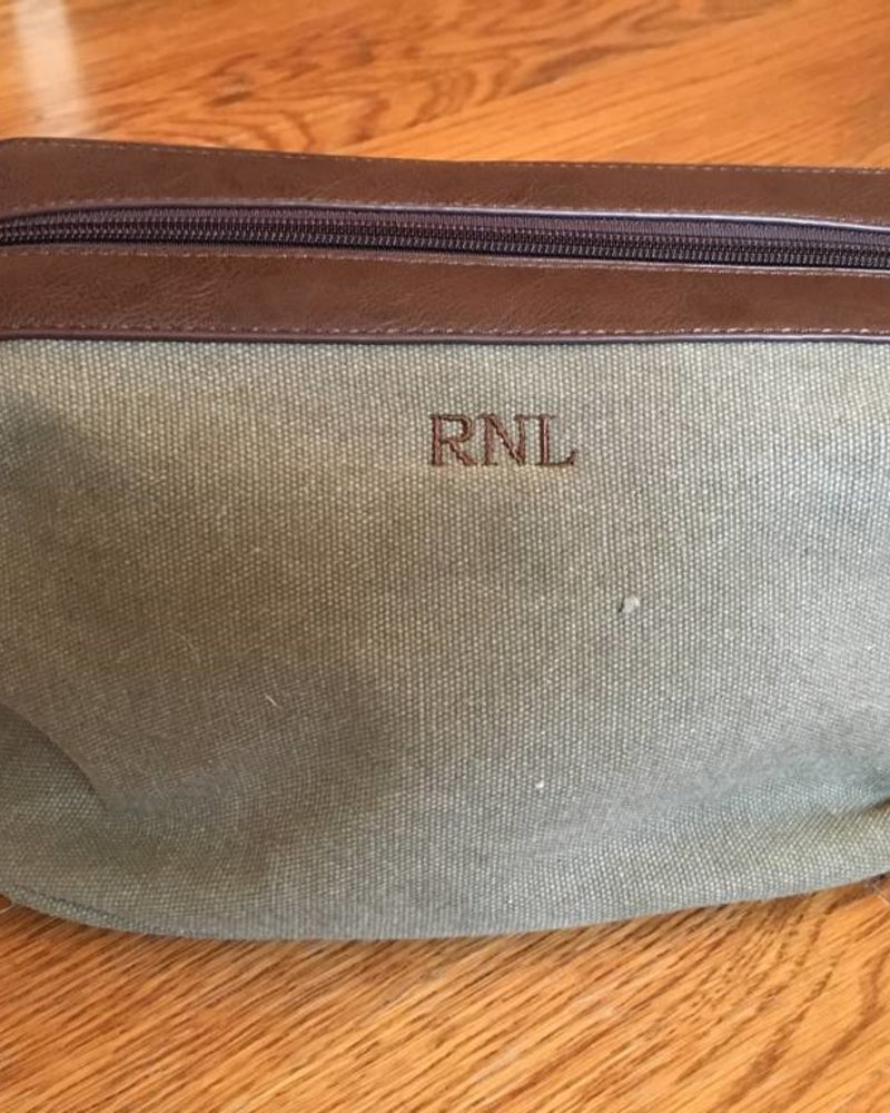 Millwood Green Classic Dopp Kit