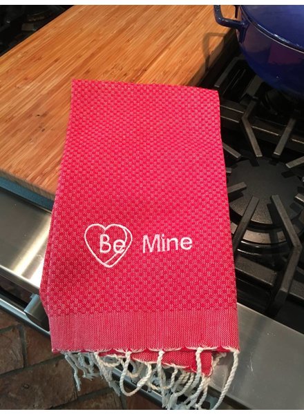 Be Mine Valentines Hand Towel