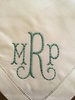Saro Home GOods Hemstitch Napkin - monogrammed