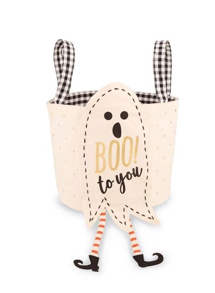 Ghostly monogrammed Trick or Treat Bag