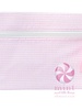 seersucker pouch pink