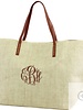 MimiWholesale Jute Herringbone Bag