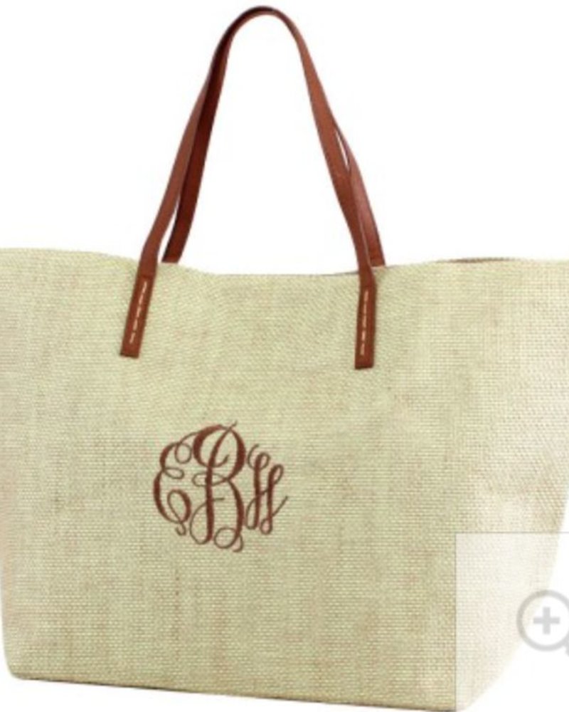 MimiWholesale Jute Herringbone Bag