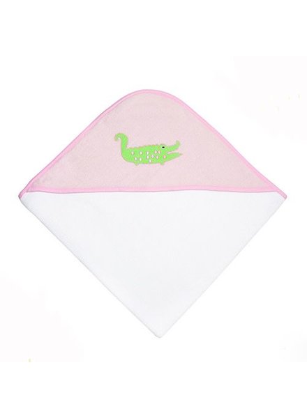 Hooded Towel with Sailboats