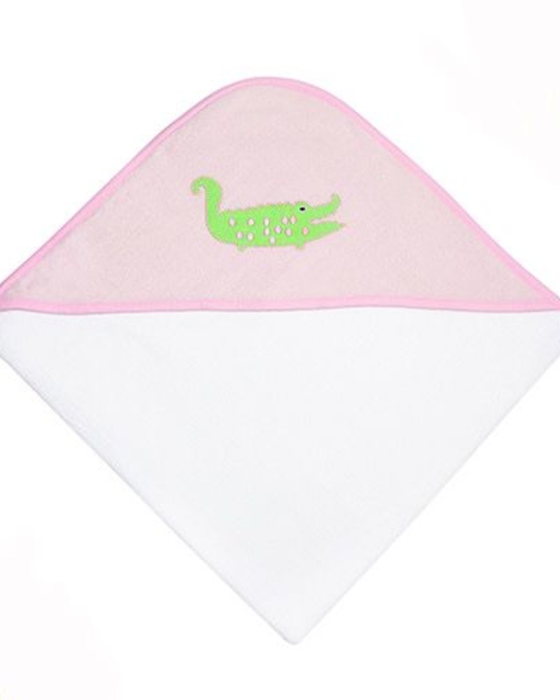 Hooded Towel with Sailboats