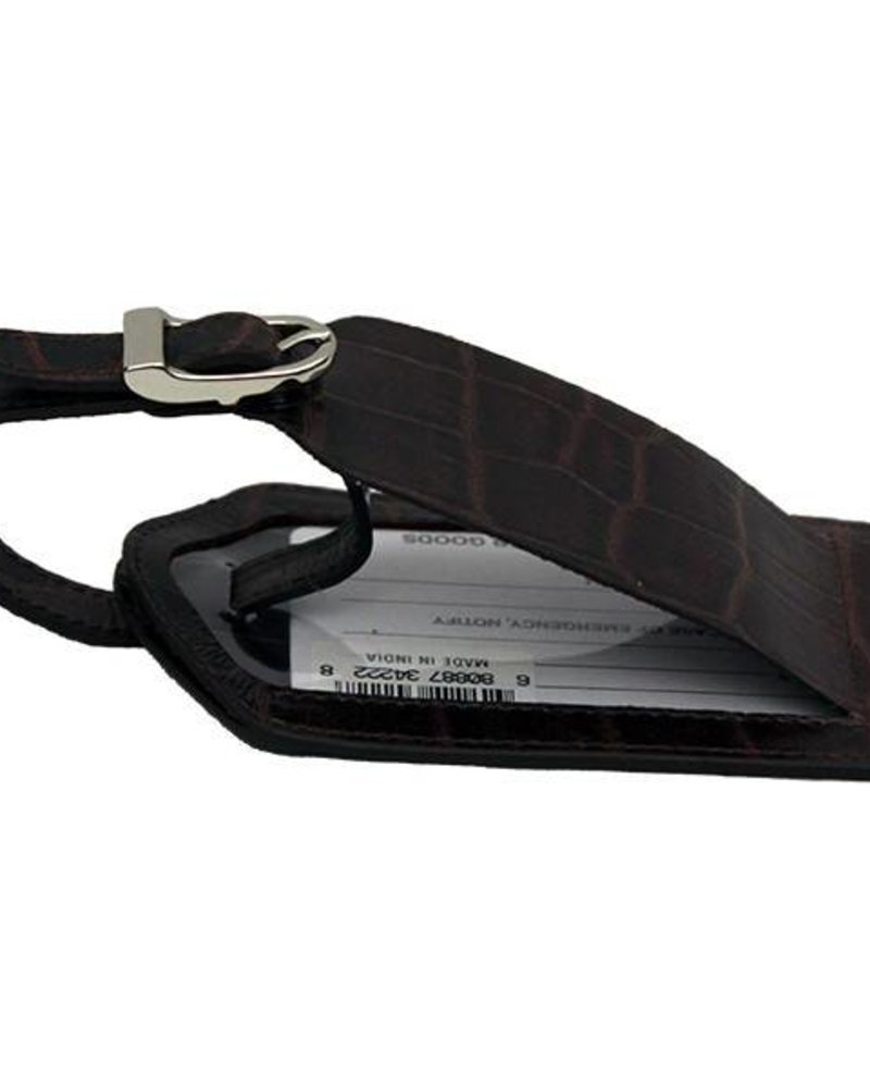 ILI Leather Leather Luggage Tag