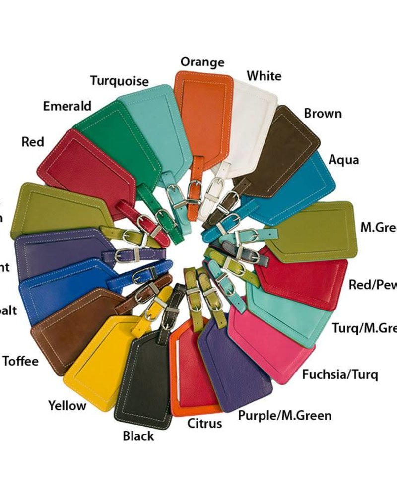 ILI Leather Leather Luggage Tag