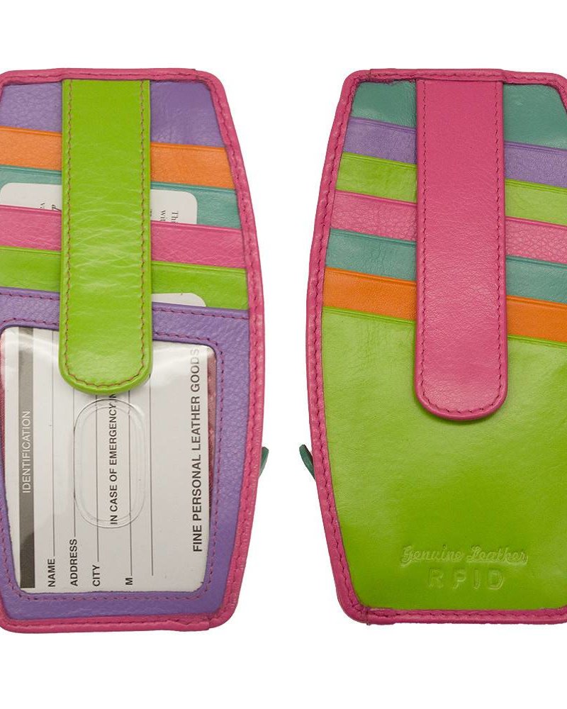 ILI Leather Double Sided Credit Card Holder