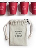 "May you never go to hell" shot glass set