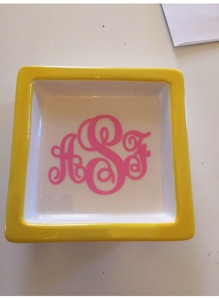 Square trinket dish