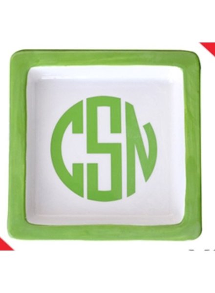 Trinket Dish Square Lime