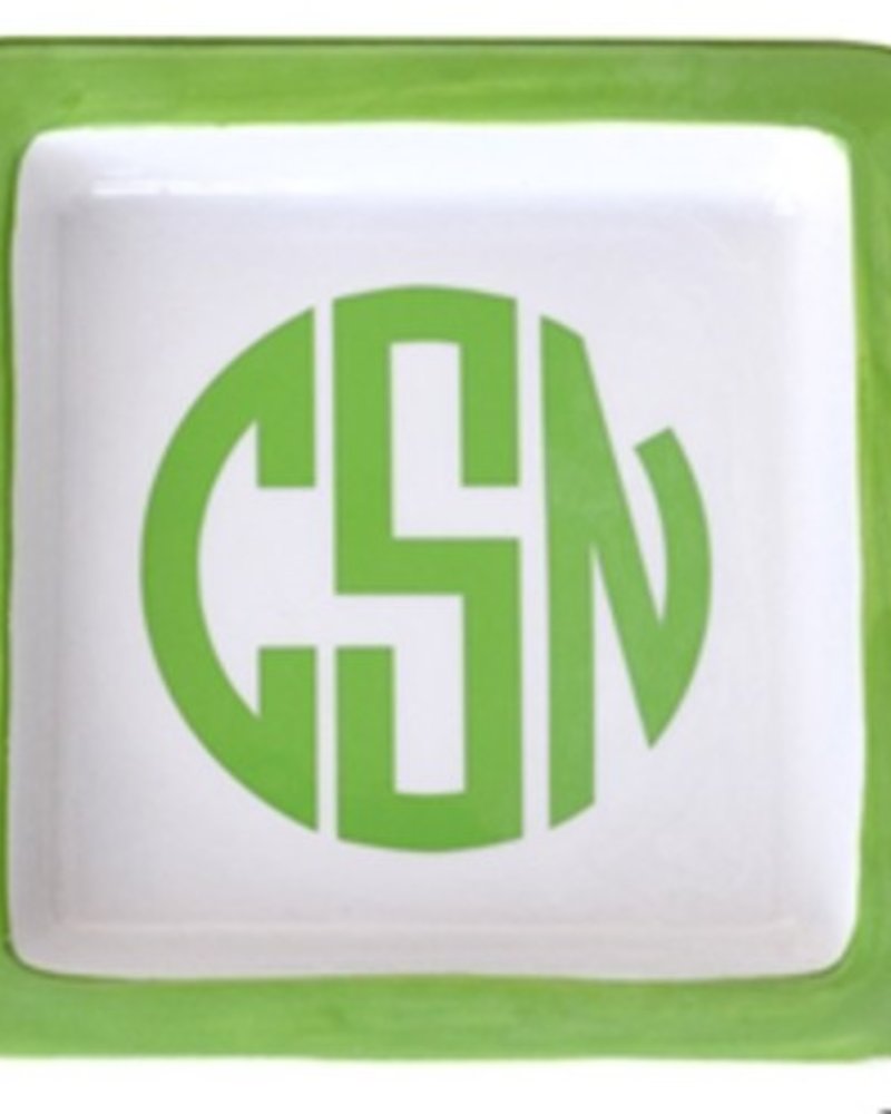 Trinket Dish Square Lime