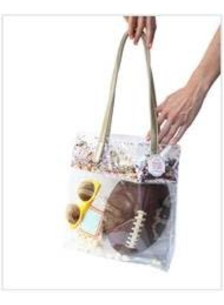 Clear Bucket Game Day Tote