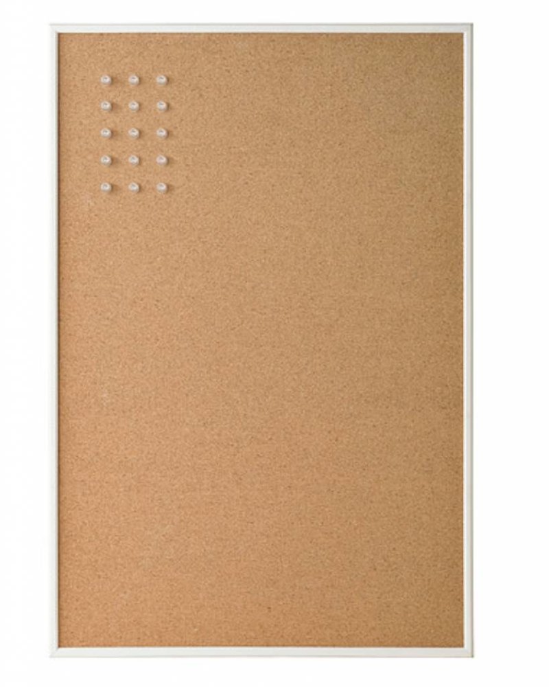 Cork Bulletin Board with Monogram